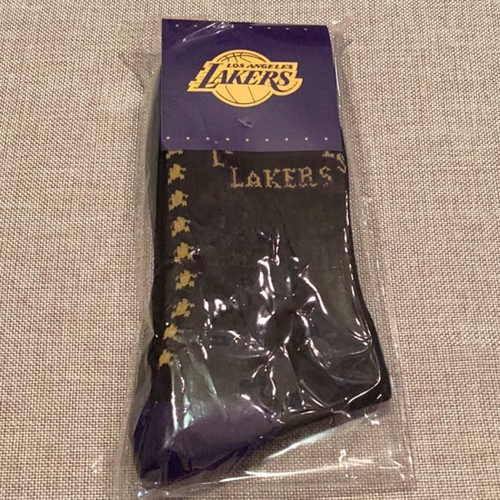 Los Angeles Lakers athletic socks
